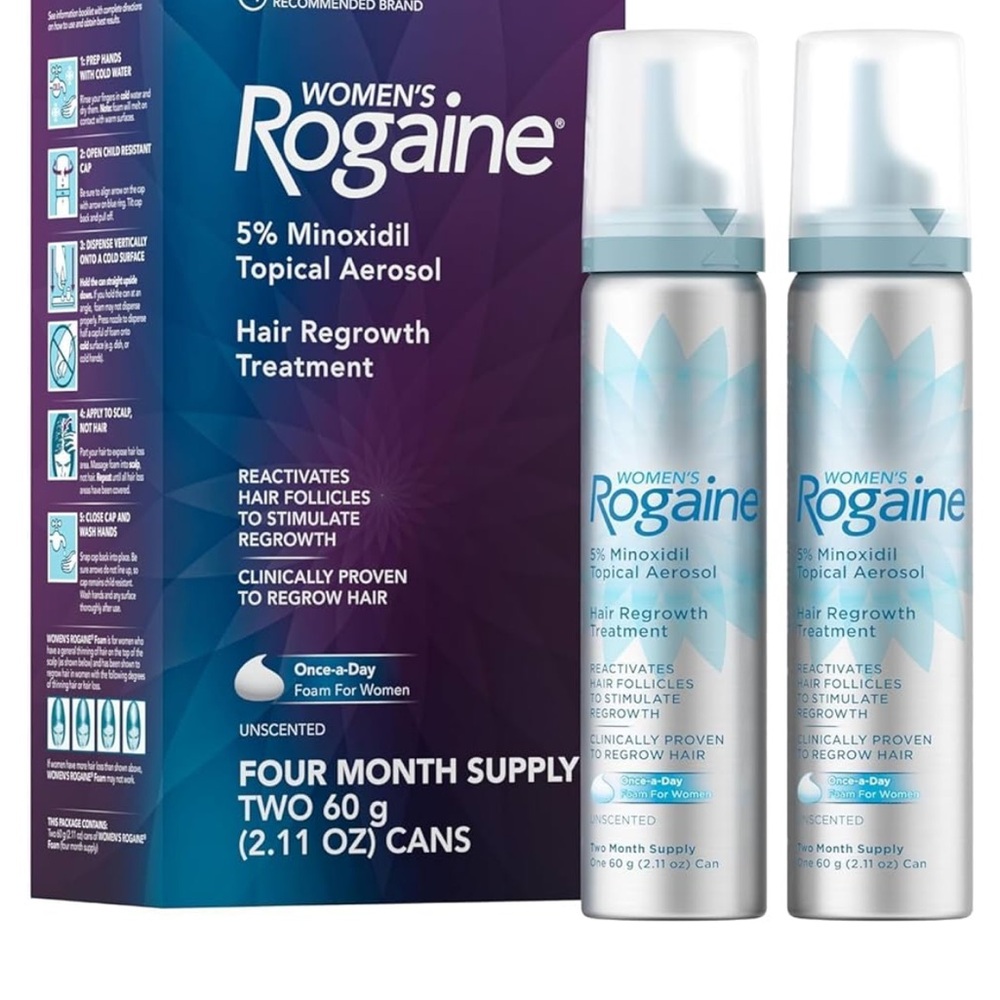 Women's Rogaine minoxidil NEW 4 month supply